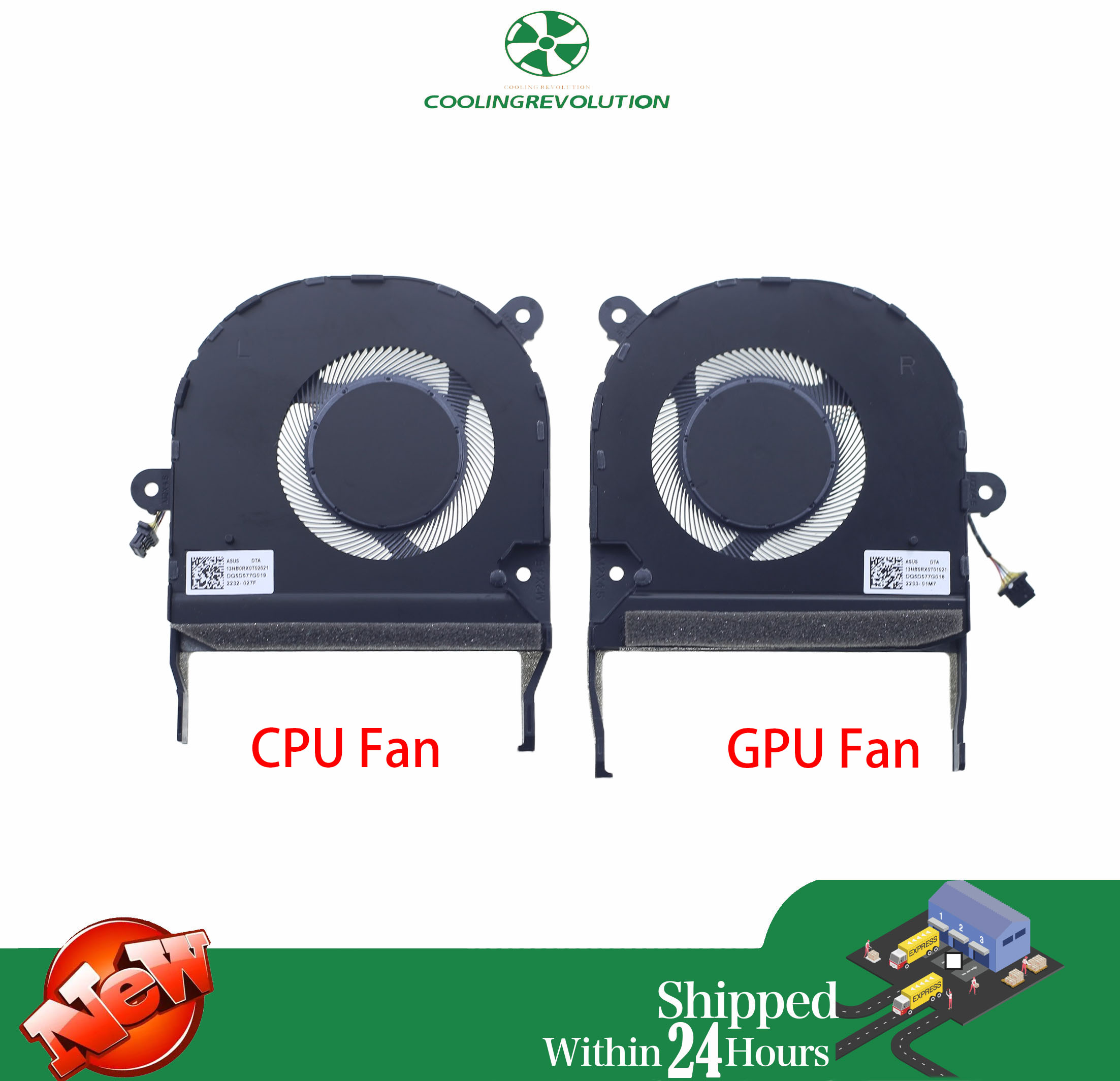 Laptop Accessories Asus - Laptop CPU GPU Cooling Fan For