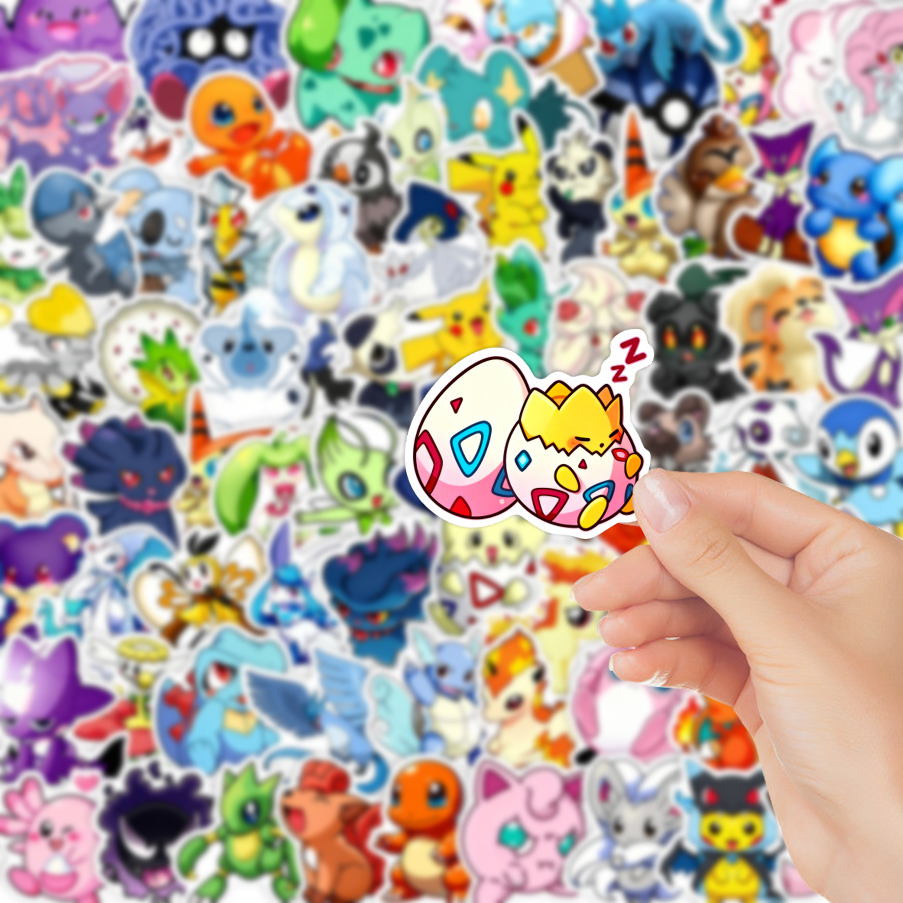 100/200pcs Pokemon Anime Stick - Laptop Accessories Gifts review and price