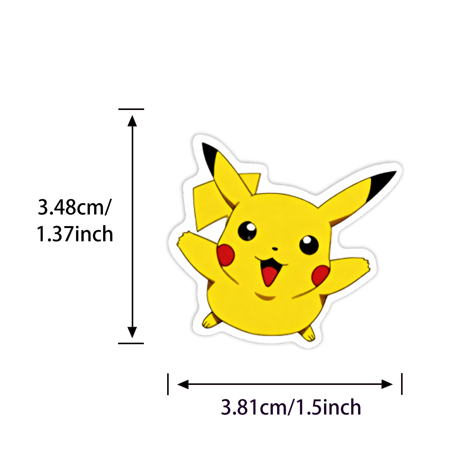 100/200pcs Pokemon Anime Stick - Laptop Accessories Gifts review and price