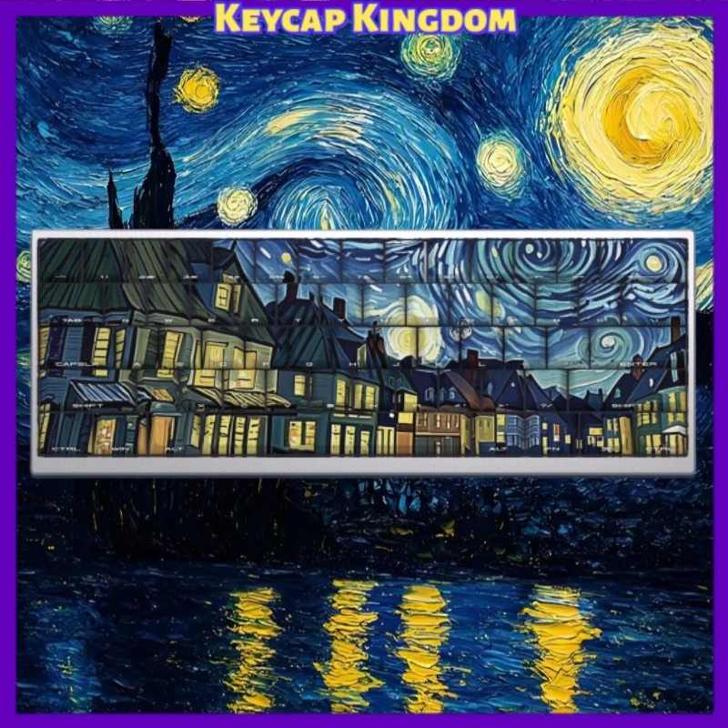 Van Gogh Starry Sky Theme Keyc - Laptop Accessories Gifts review and price