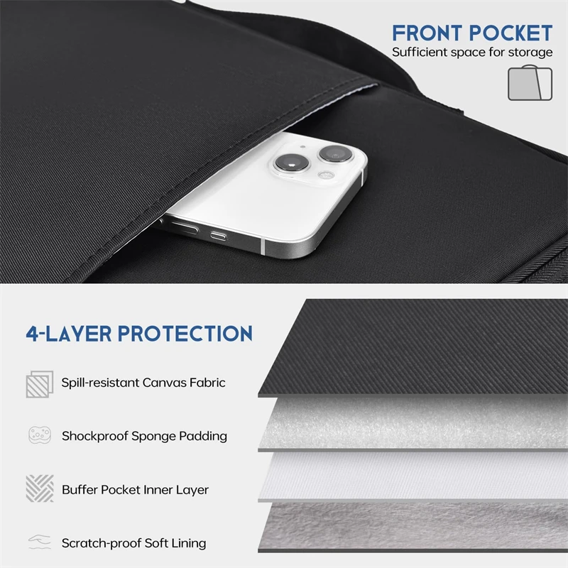 Waterproof Shockproof Handle B - Laptop Accessories Sleeve review and price