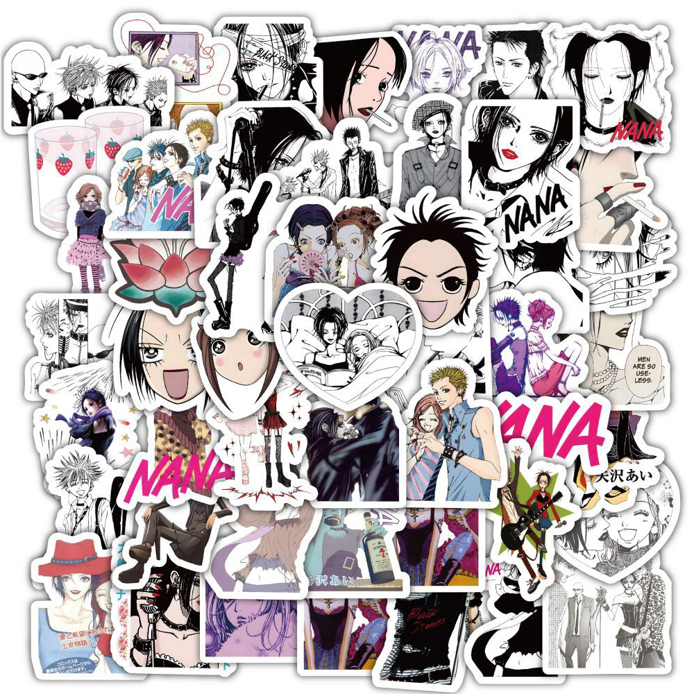 60PCS Anime NANA Stickers Cool - Laptop Accessories Gifts review and price