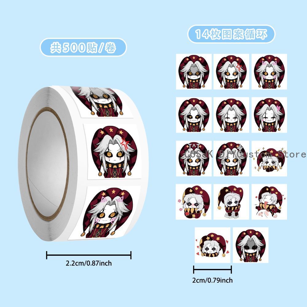 500Pc/Roll Anime Pierrot The F - Laptop Accessories Gifts review and price
