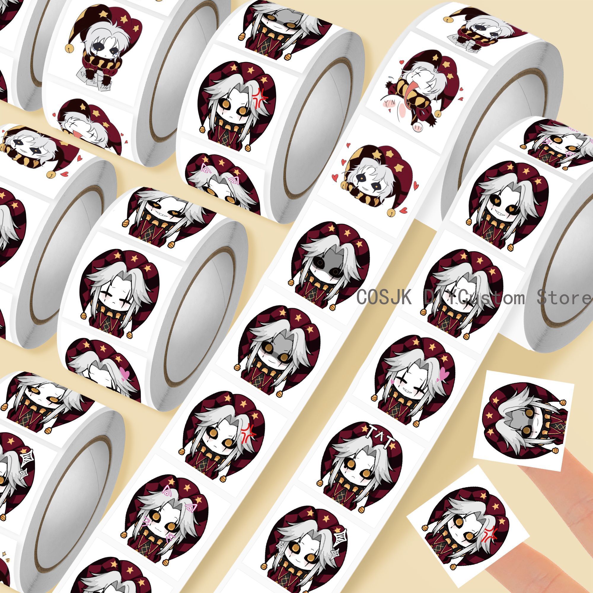 500Pc/Roll Anime Pierrot The F - Laptop Accessories Gifts review and price