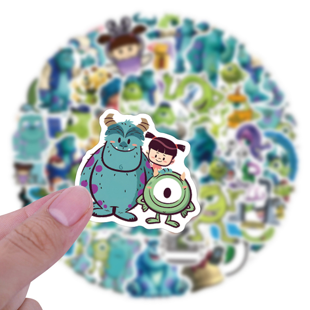 60pcs Disney Funny Anime Monst - Laptop Accessories Gifts review and price