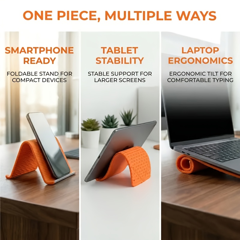 Flexible Folding Phone Holder  - Laptop Accessories Organizer review and price