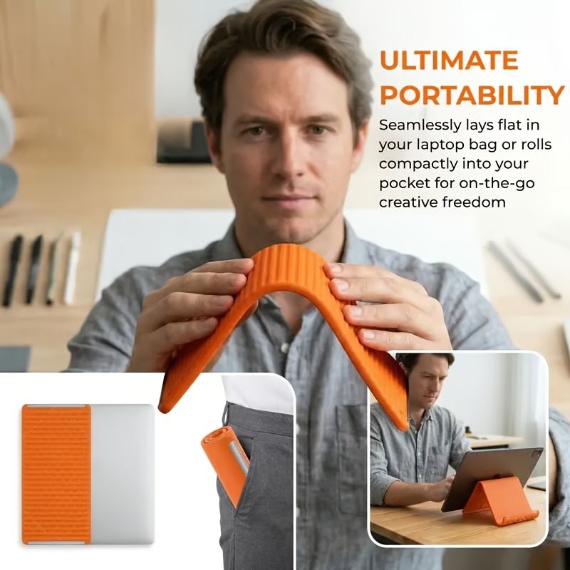 Flexible Folding Phone Holder  - Laptop Accessories Organizer review and price