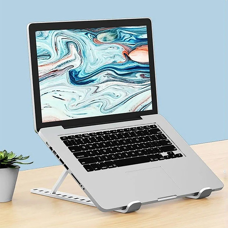Plastic Laptop Holder Stand Ad - Laptop Accessories Organizer review and price