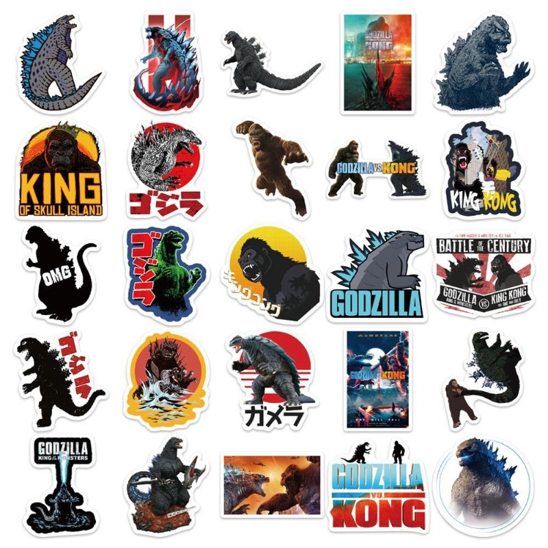 50pcs/set Movies Godzilla Vs.  - Laptop Accessories Gifts review and price