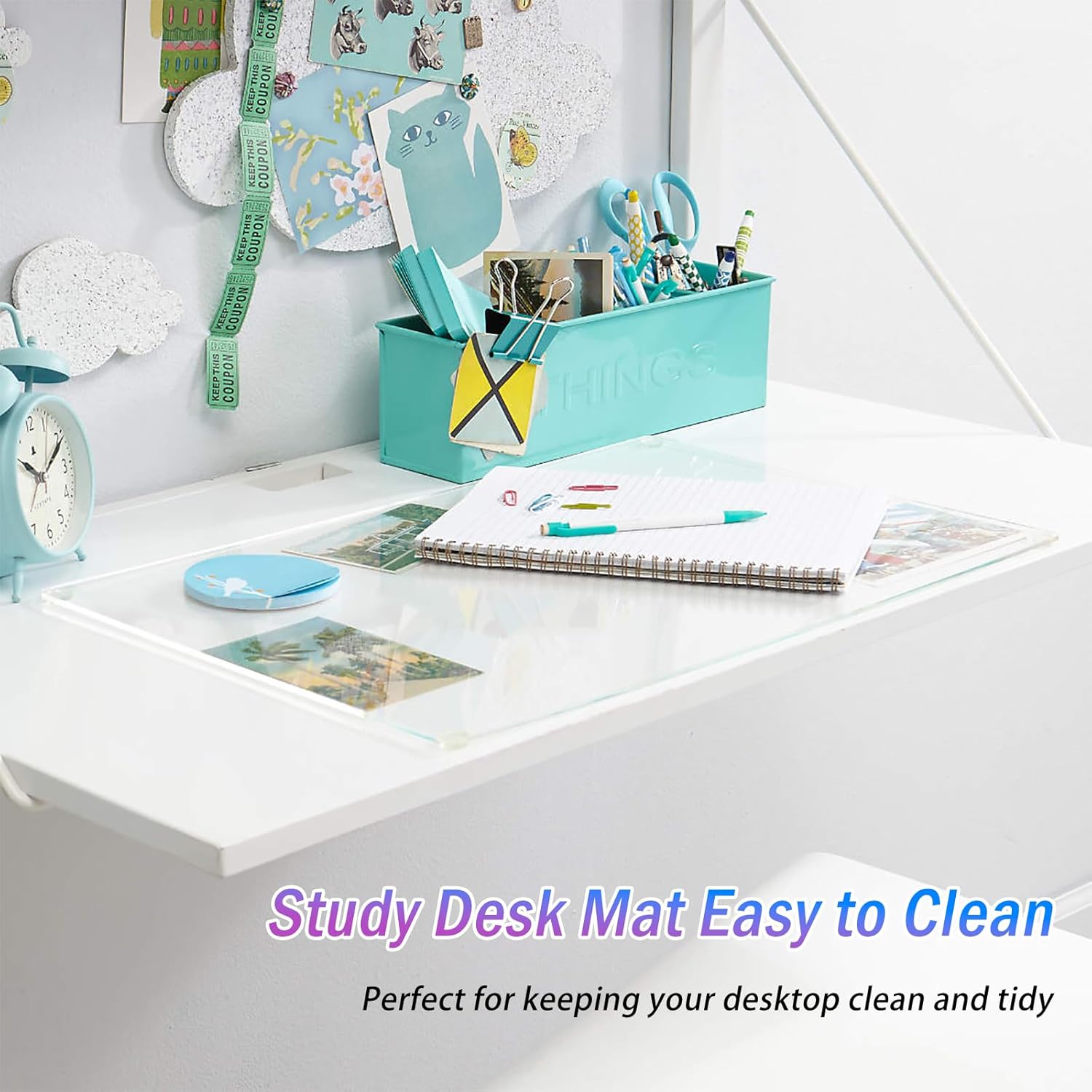 Clear Desk Pad 12x12 Inch Wate - Laptop Accessories Writing Pad review and price